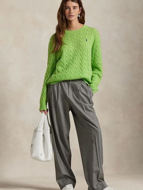 Polo Ralph Lauren sweter damski kolor zielony 211972115 - zdjęcie produktu nr 2