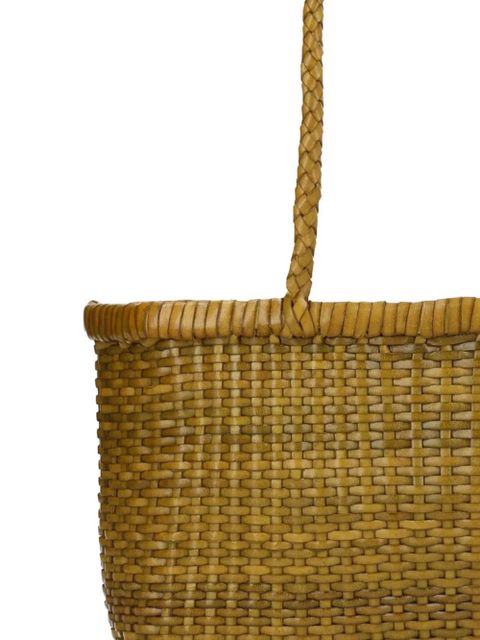 DRAGON DIFFUSION small B Weave leather shoulder bag - Green - zdjęcie produktu nr 2