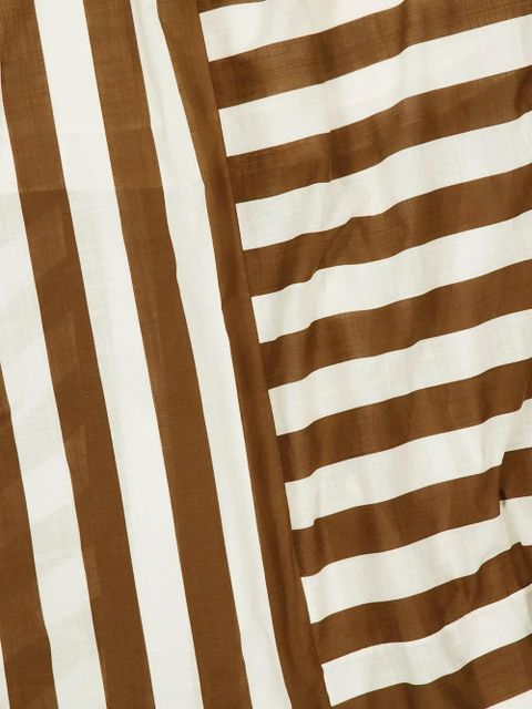 ZIMMERMANN striped maxi dress - Brown
