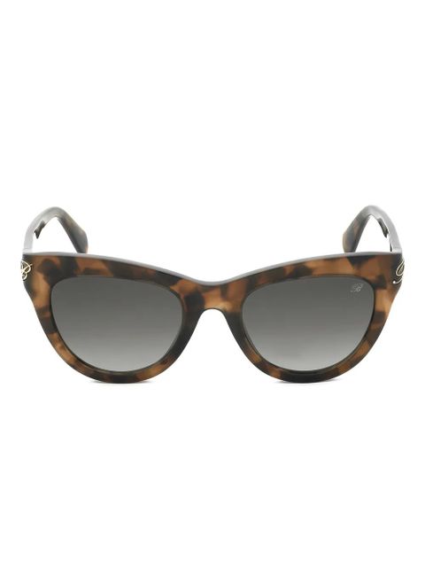 Blumarine cat-eye-frame sunglasses - Brown - zdjęcie produktu nr 1