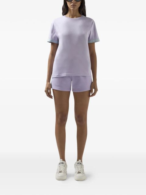 GCDS elasticated-waistband shorts - Purple - zdjęcie produktu nr 2