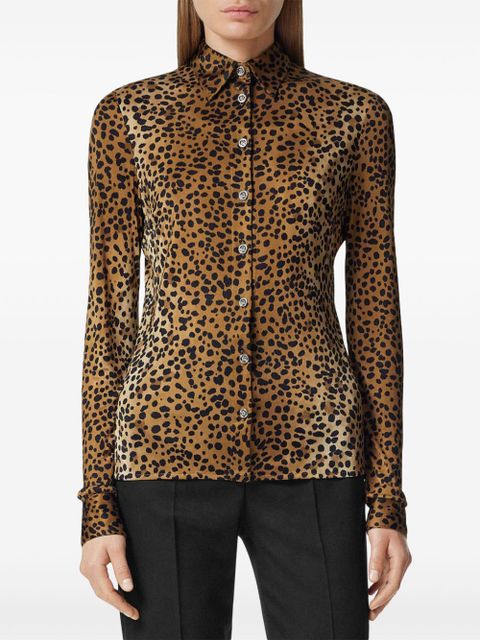 Versace leopard-print shirt - Brown