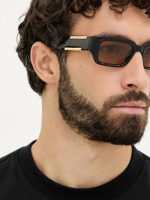 Bottega Veneta okulary przeciwsłoneczne kolor brązowy BV1406S