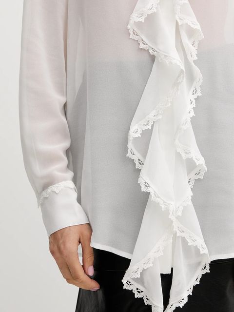 Bardot koszula damska kolor beżowy relaxed z kołnierzykiem klasycznym 59945TB