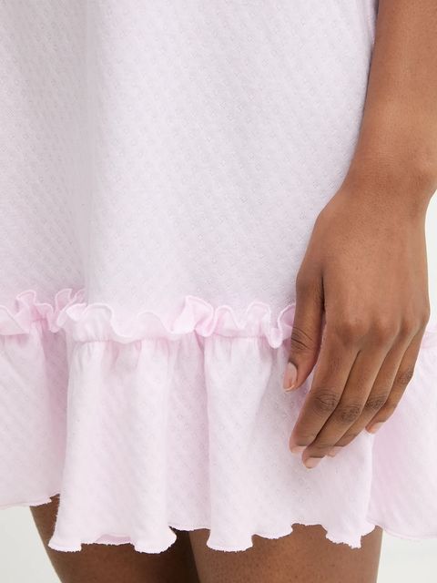 Answear.LAB koszula nocna bawełniana damska kolor różowy bawełniana