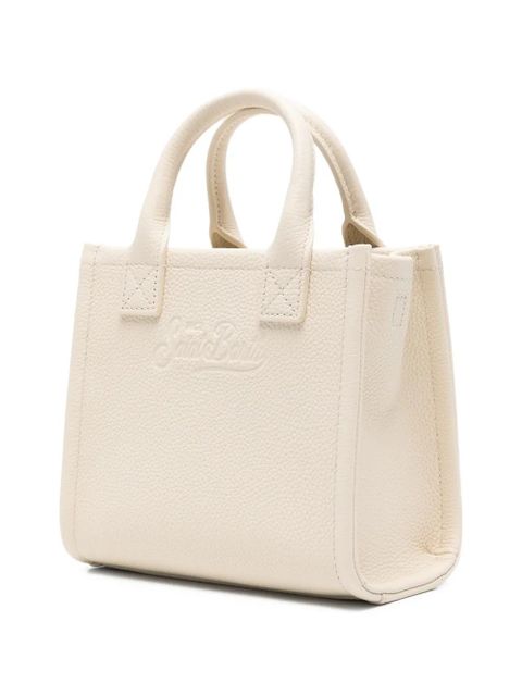 MC2 Saint Barth mini Vanity logo-embossed tote bag - White - zdjęcie produktu nr 2