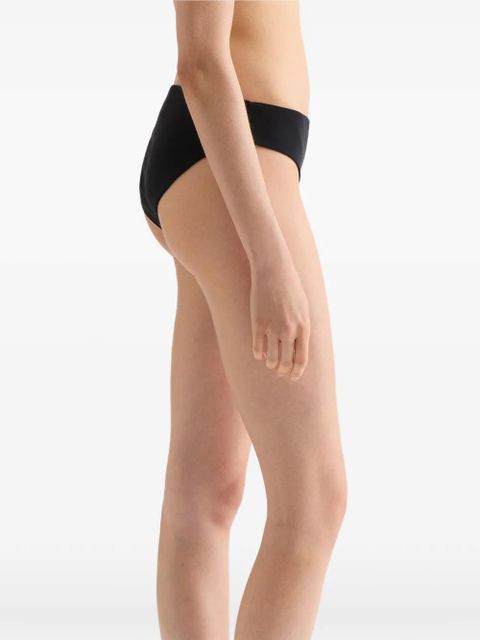 Jil Sander jersey texture bikini bottom - Black