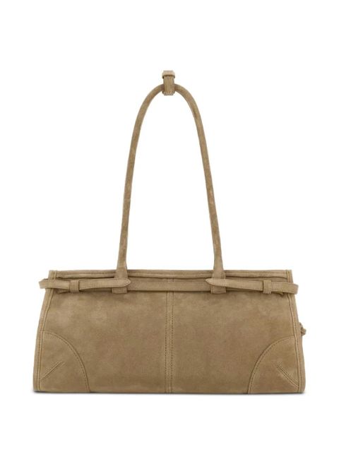 Prada medium Bonnie suede shoulder bag - Neutrals - zdjęcie produktu nr 2