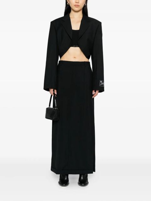 Alexander Wang tailored maxi skirt - Black - zdjęcie produktu nr 2