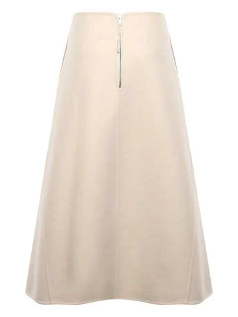 Moncler x Jil Sander logo-patch skirt - Neutrals - zdjęcie produktu nr 2