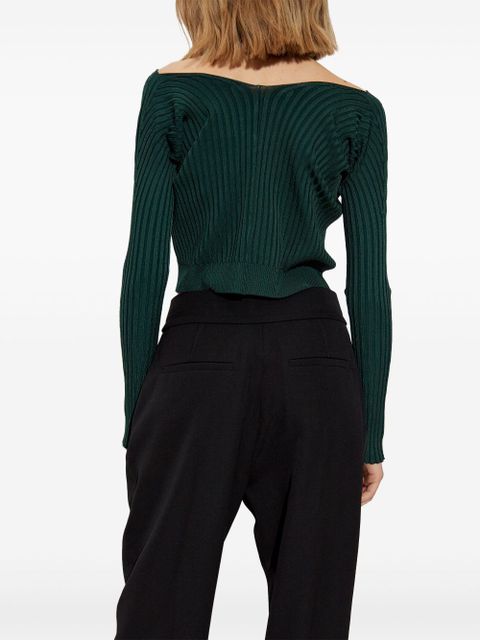 Jacquemus Pralù cardigan - Green