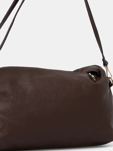 Answear.LAB torebka skórzana kolor brązowy - zdjęcie produktu nr 2