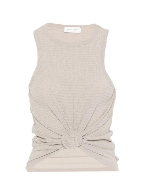 Magda Butrym knot-detail tank top - Neutrals - zdjęcie produktu nr 1