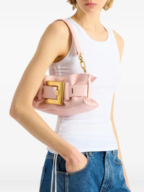 Balmain mini Anthem bag in smooth leather - Pink - zdjęcie produktu nr 2