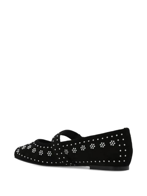 Coperni buckle-strap ballet flats - Black