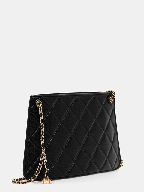 Tory Burch torebka skórzana Fleming kolor czarny 176623-001