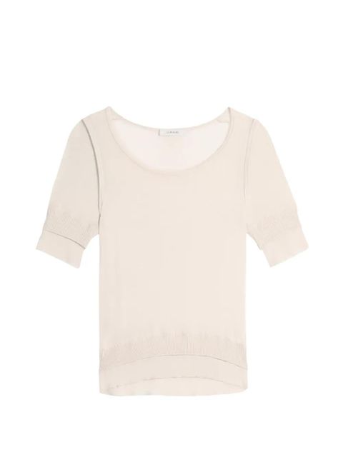 LEMAIRE Trompe L'oeil short-sleeve T-shirt - Neutrals - zdjęcie produktu nr 1