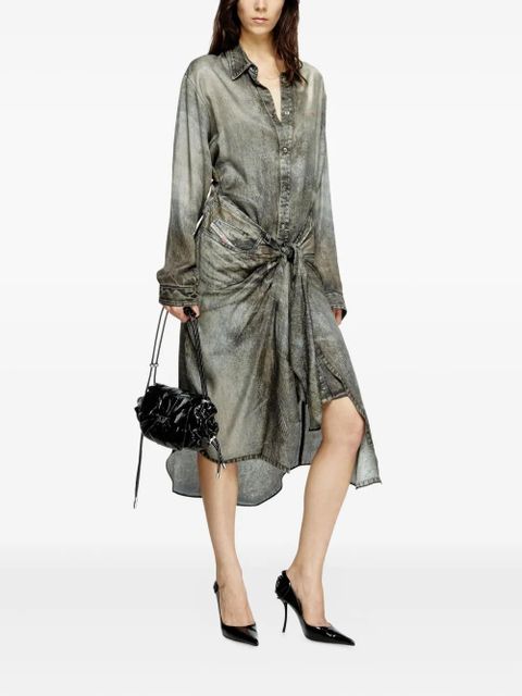 Diesel D-Iletta midi dress - Grey - zdjęcie produktu nr 2