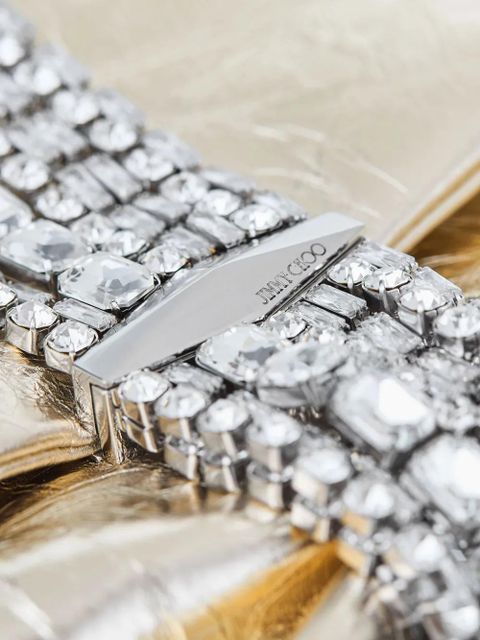 Jimmy Choo Zandra clutch bag - Gold