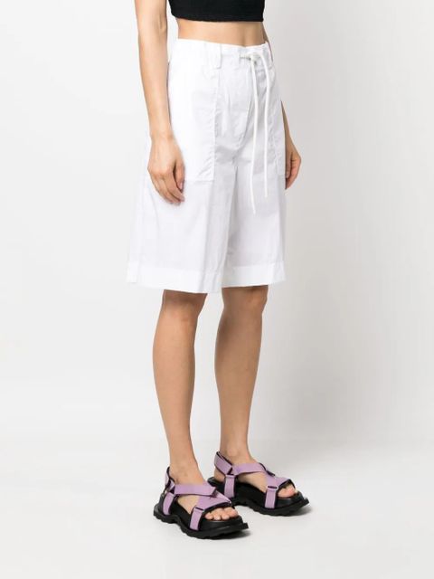 Moncler knee-length drawstring shorts - White