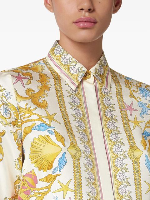 Versace Underwater Barocco shirt - Neutrals