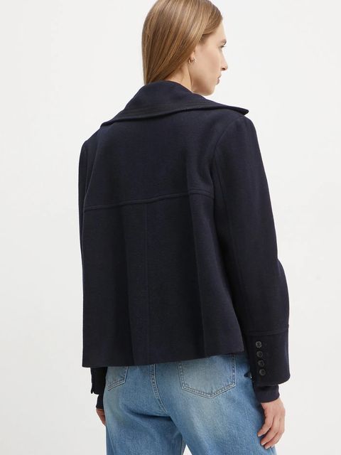 The Kooples płaszcz wełniany