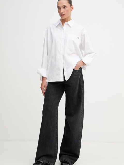 Calvin Klein Jeans koszula damska bawełniana - zdjęcie produktu nr 1