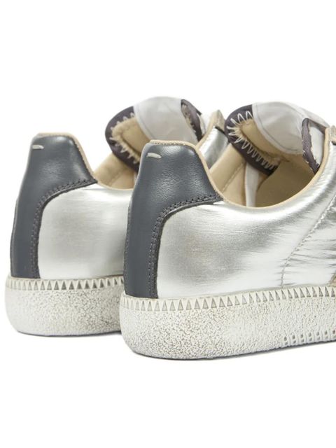 Maison Margiela Metallic leather low-top sneakers - Gold - zdjęcie produktu nr 2