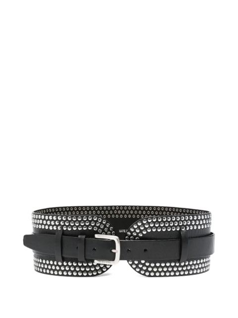 Golden Goose studded leather belt - Black - zdjęcie produktu nr 1
