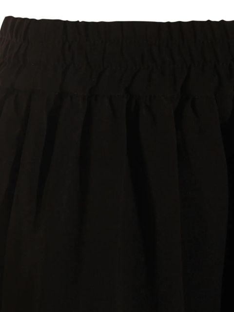 TWINSET elastic-waist midi skirt - Black