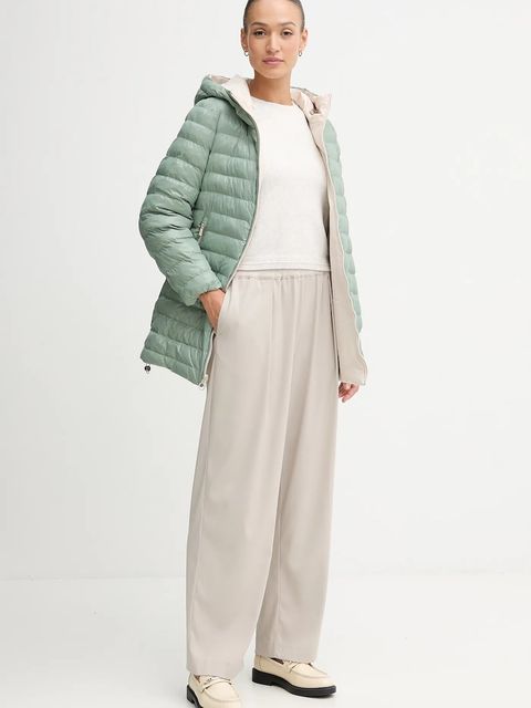 Geox kurtka dwustronna SPHERICA kolor beżowy przejściowa W5628A TC191