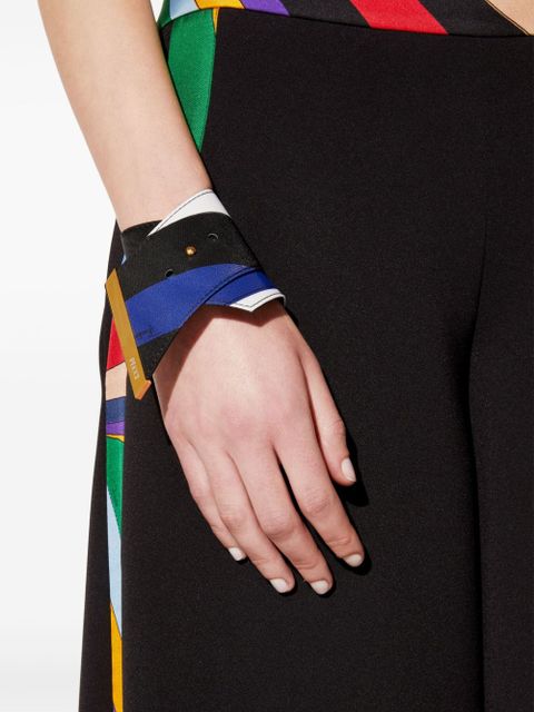 PUCCI iride-print bracelet - Black