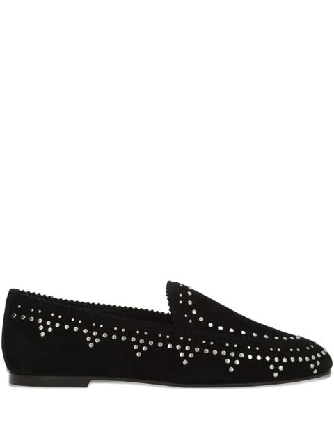 Aquazzura studded flat shoes - Black - zdjęcie produktu nr 1