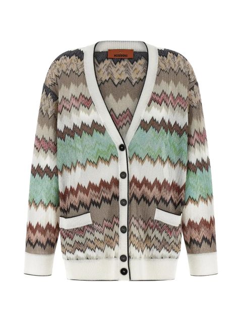 Missoni zigzag-knit cardigan - White - zdjęcie produktu nr 1