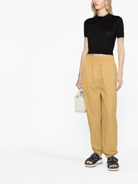 LOEWE elasticated-waist track pants - Yellow