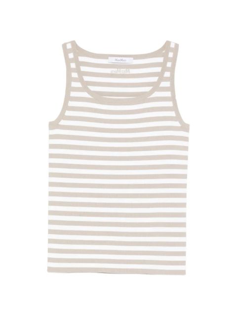 Max Mara Cippo striped top - Neutrals - zdjęcie produktu nr 1