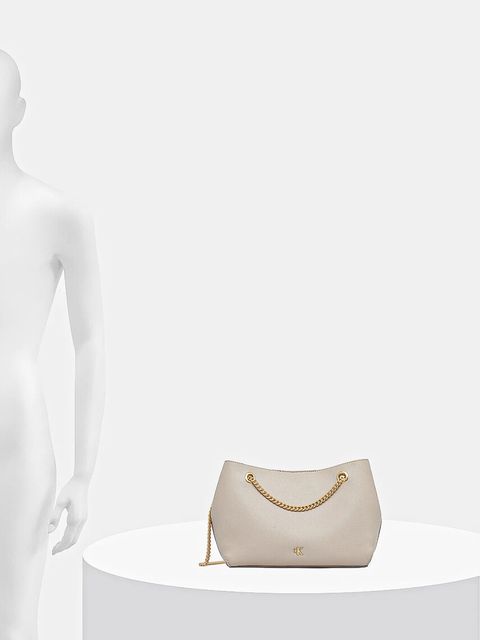 Calvin Klein torebka kolor beżowy LV04F3205G