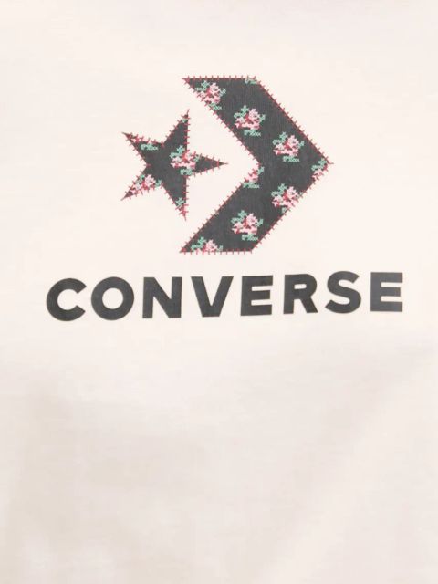 Converse t-shirt bawełniany damski kolor różowy 10027386-A02