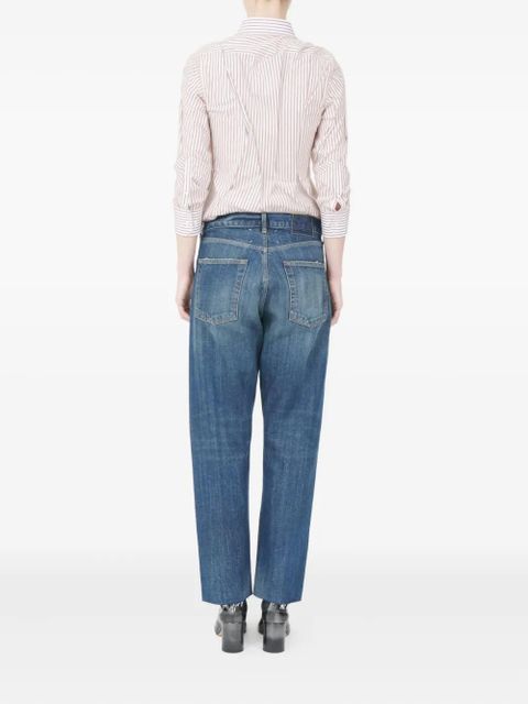 Maison Margiela five-pocket raw-edge jeans - Blue