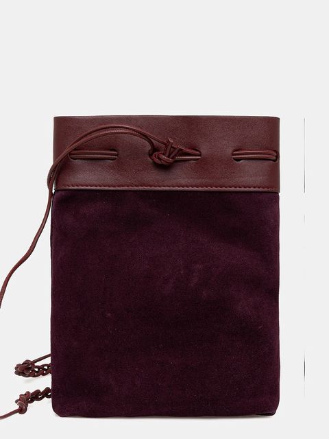 Forte Forte torebka skórzana kolor bordowy 14199.mybag - zdjęcie produktu nr 1