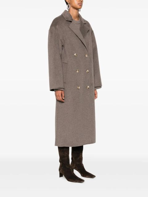 LouLou de Saison double-breasted wool-cashmere coat - Neutrals - zdjęcie produktu nr 2