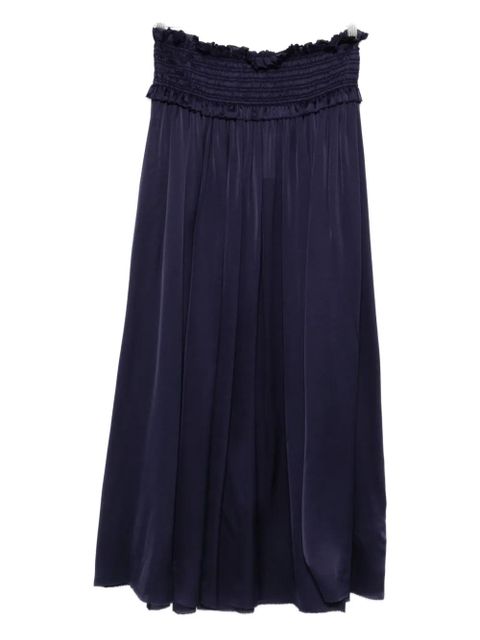 ZIMMERMANN Dream shirred skirt - Blue