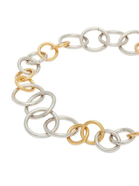 Jil Sander interlocking-ring necklace - Silver