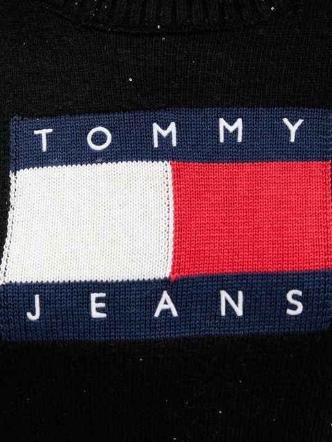 Tommy Jeans sweter damski kolor czarny DW0DW21690