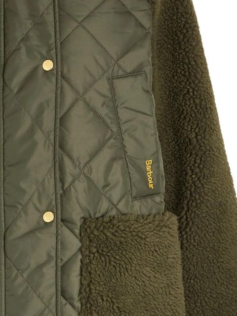 Barbour quilted teddy-effect puffer jacket - Green - zdjęcie produktu nr 2