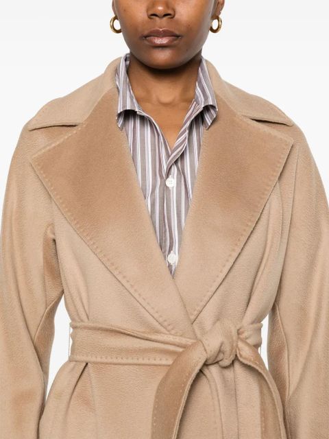Max Mara virgin-wool trench coat - Neutrals