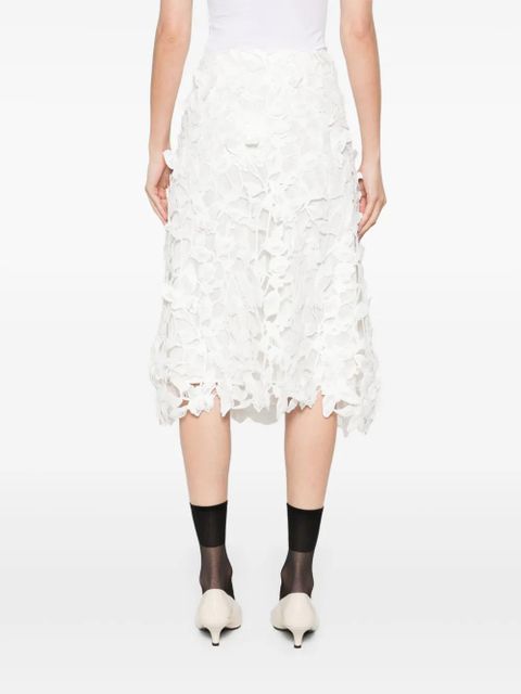 Simkhai Ambrosia midi skirt - White