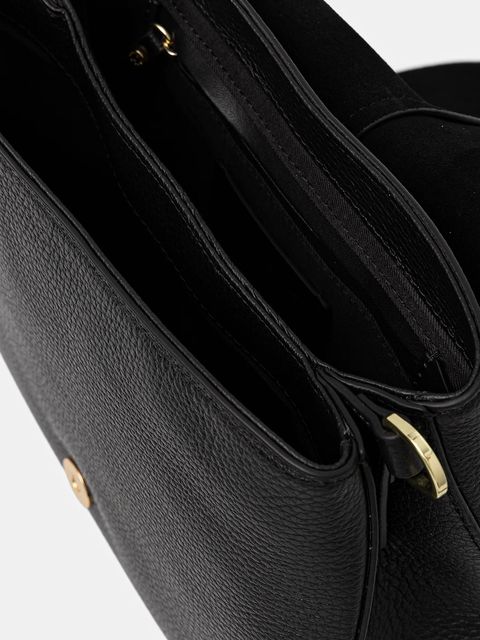 Gianni Chiarini torebka skórzana HELENA ROUND kolor czarny BS 6036/COMM GRN-NA