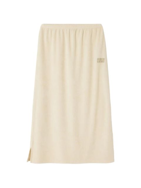 American Vintage embroidered A-line midi skirt - Neutrals - zdjęcie produktu nr 1