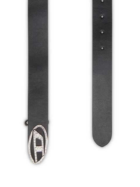 Diesel B-1DR leather belt - Black